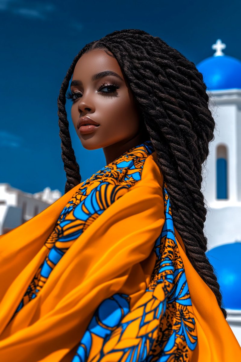 7lioness2014's tweet photo. "Blue skies and bold prints โ embodying #SunshineStateOfMind ๐โช"
#FashionForward #VibrantVibes #StyleInParadise #BraidBeauty #BlueHues
Captioned by #GPT4 #aiart
Contact us for art on Merch, notebooks, journals, coloring books. https://t.co/y2HrQWgySg https://t.co/mPh9etKI4e