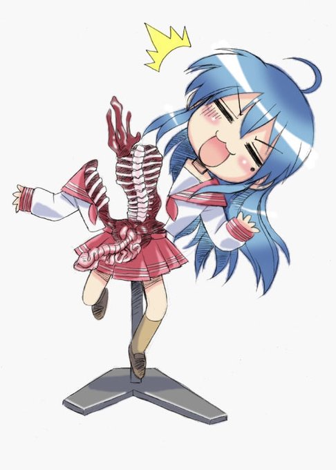 過去絵サルベージ。爆裂!こなたん
#リボルテック #らきすた #泉こなた 