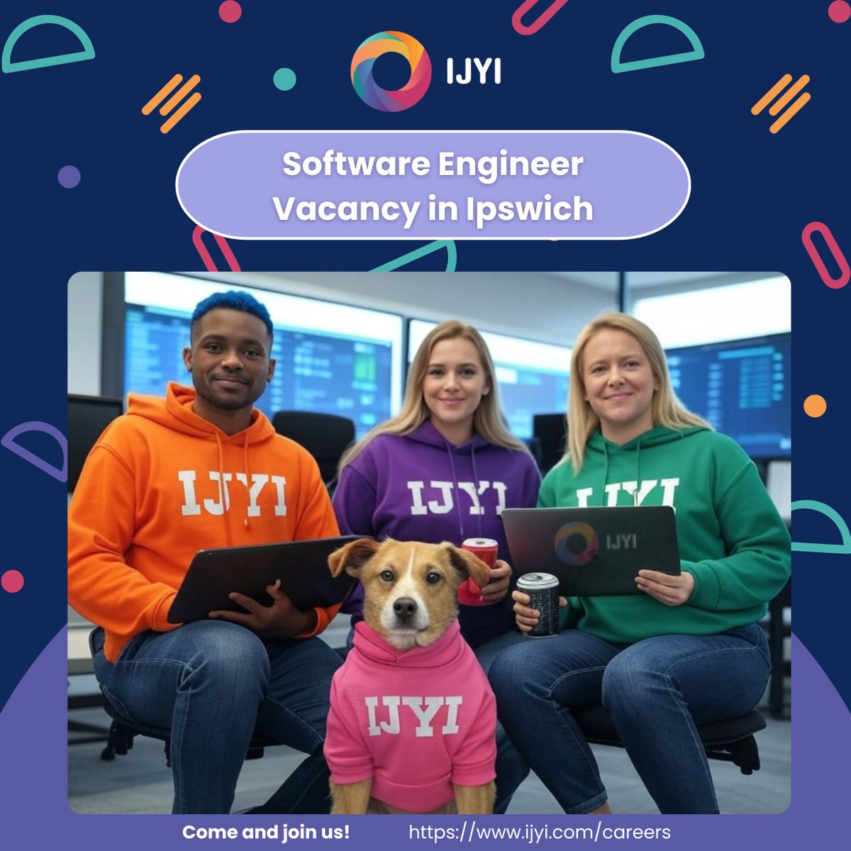 Come and join us... we are hiring for a Software Engineer (Full Stack Software Developer)👏

Job description and application process:
linkedin.com/jobs/view/4148…

Our Company benefits:
ijyi.com/careers/

#SoftwareEngineer #SoftwareDeveloper #IpswichJobs #EastAngliaJobs