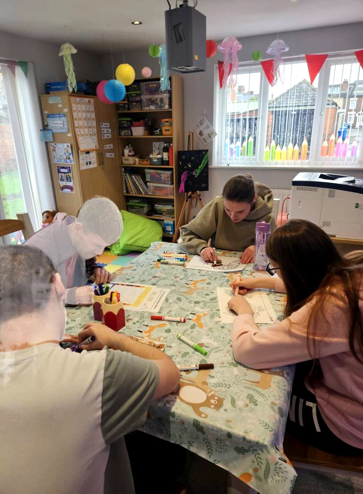 ✨ Check out our incredible art room! This is where we come together to unleash our creativity and explore new ideas. 🎨🖌️ We just love making the magic happen one brushstroke at a time! #AutismAdults #CreativityUnleashed #ArtRoomVibes #TogetherWeCreate