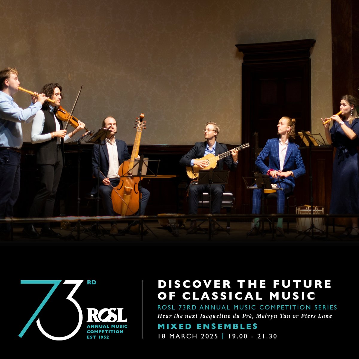 rosl1910's tweet image. 🎶 Four exceptional ensembles, one £10,000 prize. Discover world-class musicians competing in the last ensemble round of our 73rd #AnnualMusicCompetition on 18th March. 

Get your ticket: l8r.it/A3By

@roslarts #ClassicalConcerts