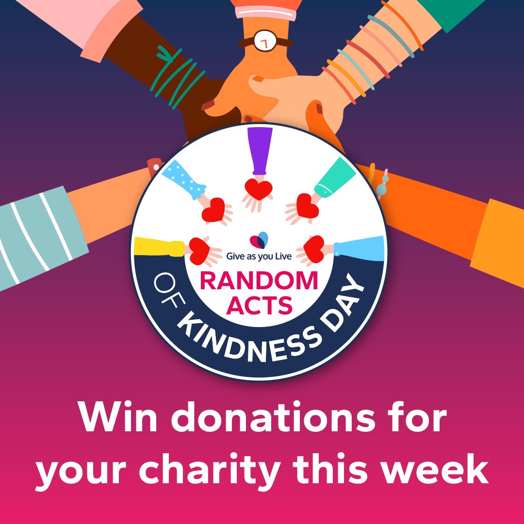 To celebrate Random Acts of Kindness Day, @GiveasyouLive are gifting donations! To enter, visit their page and comment LCR Pride Foundation for a chance to win us a donation 🌟

Facebook: ow.ly/iT4R50UZbBN
Instagram: ow.ly/h5Nm50UZbBO
LinkedIn: ow.ly/8yf450UZbBM