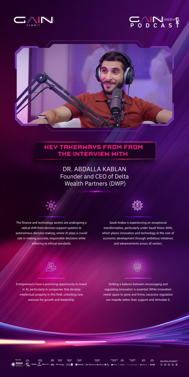 AI will not stop at this point, as it possesses technologies capable of self-replication and design, due to its advanced cognitive abilities that have enabled humans to accomplish tasks in the most intelligent and time-efficient ways.
#GainSummit