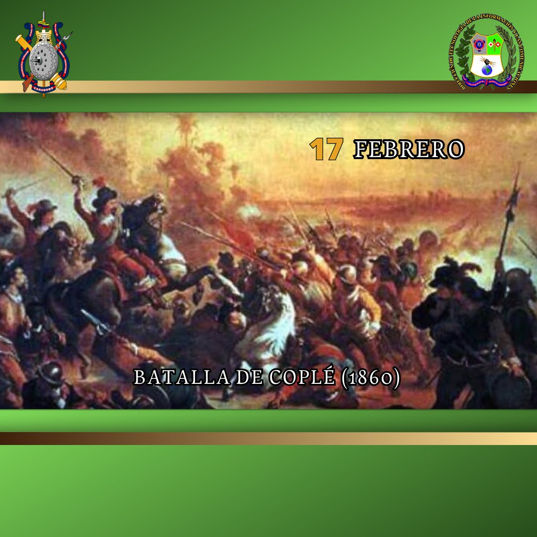 TecnologaY89008's tweet photo. La Batalla de Coplé se libró en Venezuela en 1860, durante la Guerra Federal. Fue una importante victoria para las fuerzas federalistas lideradas por Ezequiel Zamora.
.
.
.
.
#BatalladeCoplé
#FuerzasFederalistas
#EzequielZamora
#17Febrero https://t.co/vxUiHwi5K4