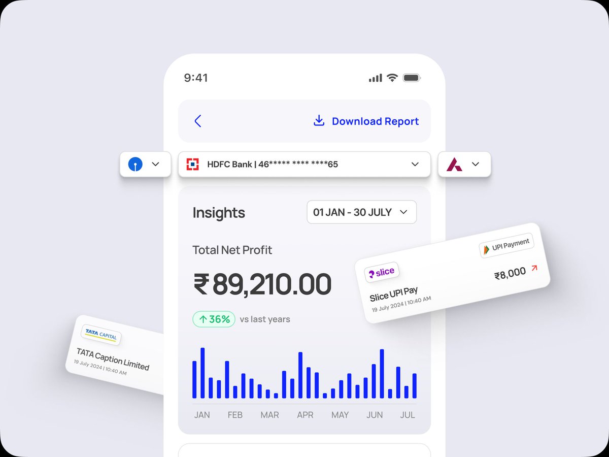 exponetlytech's tweet image. Smart Finance Tracking Made Simple! 📊💳

A modern Bank Tracking Fintech App UI for seamless expense tracking, transaction insights, and report analysis.

💡 Looking to enhance your fintech platform? Let’s collaborate!

#FintechApp #FinanceUI #ExpenseTracker #BankingApp #UIUX