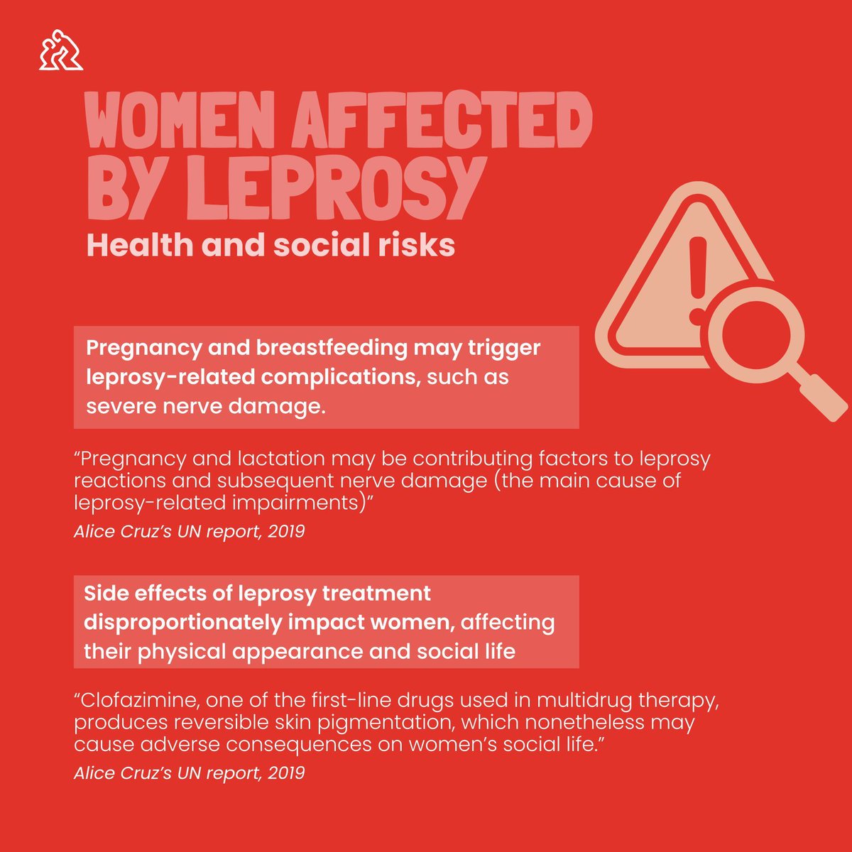 The Leprosy Mission International (@leprosymissint) on Twitter photo Women with leprosy face unique, overlooked challenges. This series highlights key findings from <a href="/alicecruz5_/">Alice Cruz</a> report.
Today’s focus: social and health risks—from pregnancy-related complications to treatment side effects that impact their social lives.
buff.ly/4aX6t81 Women with leprosy face unique, overlooked challenges. This series highlights key findings from <a href="/alicecruz5_/">Alice Cruz</a> report.
Today’s focus: social and health risks—from pregnancy-related complications to treatment side effects that impact their social lives.
buff.ly/4aX6t81