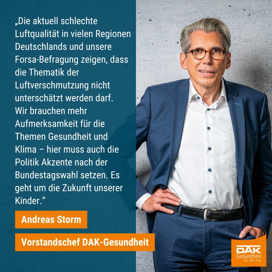 DAK-Gesundheit (@dakgesundheit) on Twitter photo DAK-Studie zur #Luftverschmutzung: Ein Viertel der Kinder hat gesundheitliche Beschwerden. <a href="/StormAndreas/">Andreas Storm</a> fordert mehr Aufmerksamkeit für die Themen #Gesundheit und #Klima. Alle Informationen: dak.de/presse/bundest…
#KJR25 DAK-Studie zur #Luftverschmutzung: Ein Viertel der Kinder hat gesundheitliche Beschwerden. <a href="/StormAndreas/">Andreas Storm</a> fordert mehr Aufmerksamkeit für die Themen #Gesundheit und #Klima. Alle Informationen: dak.de/presse/bundest…
#KJR25