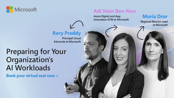 📢Join us this Thursday for our 3rd GenAI for Developers webinar from 2025 
💻 Preparing for Your Organization's AI Workloads
🕚 20th of February @ 10am – 11:15am (GMT)
📍 Online (FREE!)
🎁 Exciting contest with live prizes awaits you. 

🔗 [Register Now] -&gt;
