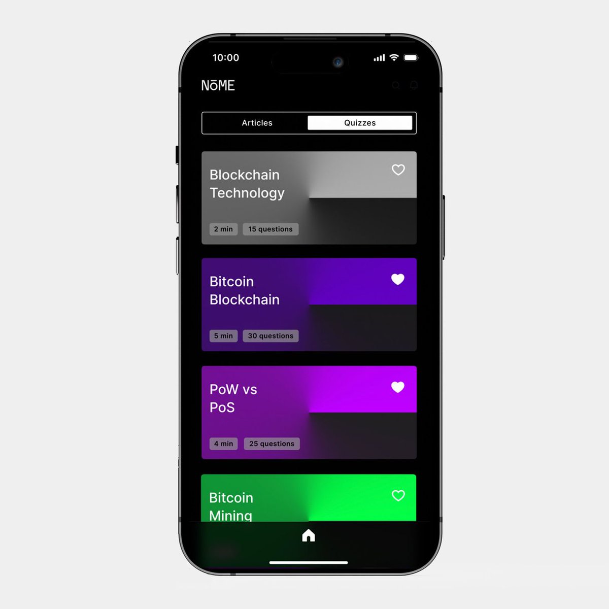 GM 🌄🧡 [<a href="/nomenft/">NōME App</a> ] 
 
I explored the Nōme App over the weekend and Finally let’s talk about the Nōme’s App and its features. 

What’s the Nōme App ? [<a href="/nomenft/">NōME App</a> ]

The NōME App is a distinctive mobile solution designed for Bitcoin creators. It merges a marketplace with educational