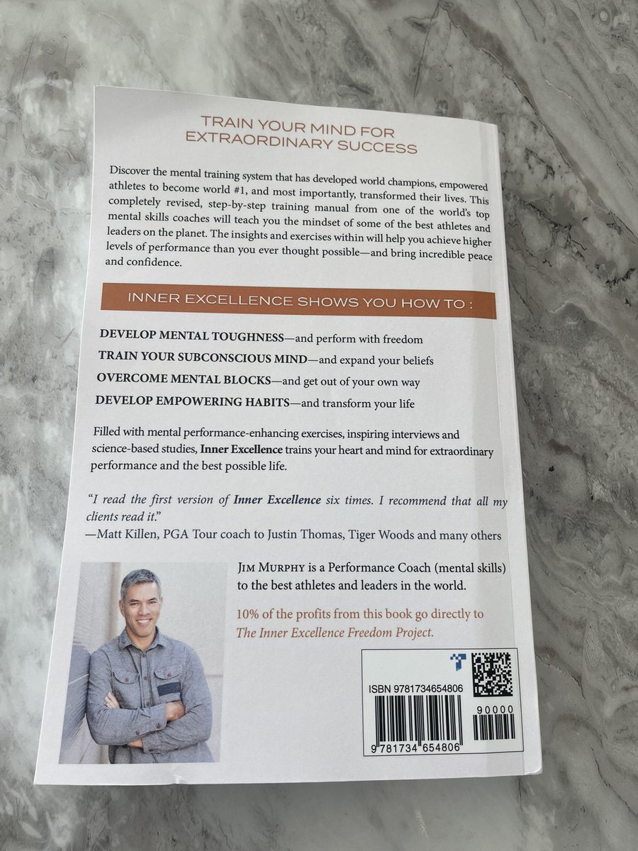 During the superbowl I saw  <a href="/1kalwaysopen_/">AJ BROWN</a>  reading <a href="/innerexcellence/">Jim Murphy</a> book #innerexellence. 

My copy just arrived! Let's go!! 🏈🤩
