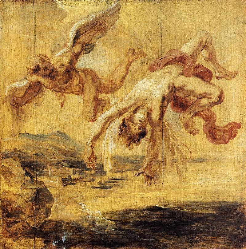 gaenero's tweet image. Pasti pernah denger "Icarus has fallen" kan?? nah jadi, ini adalah ungkapan yang mengacu pada kisah mitologi Yunani tentang Icarus. Ini ceritanya: