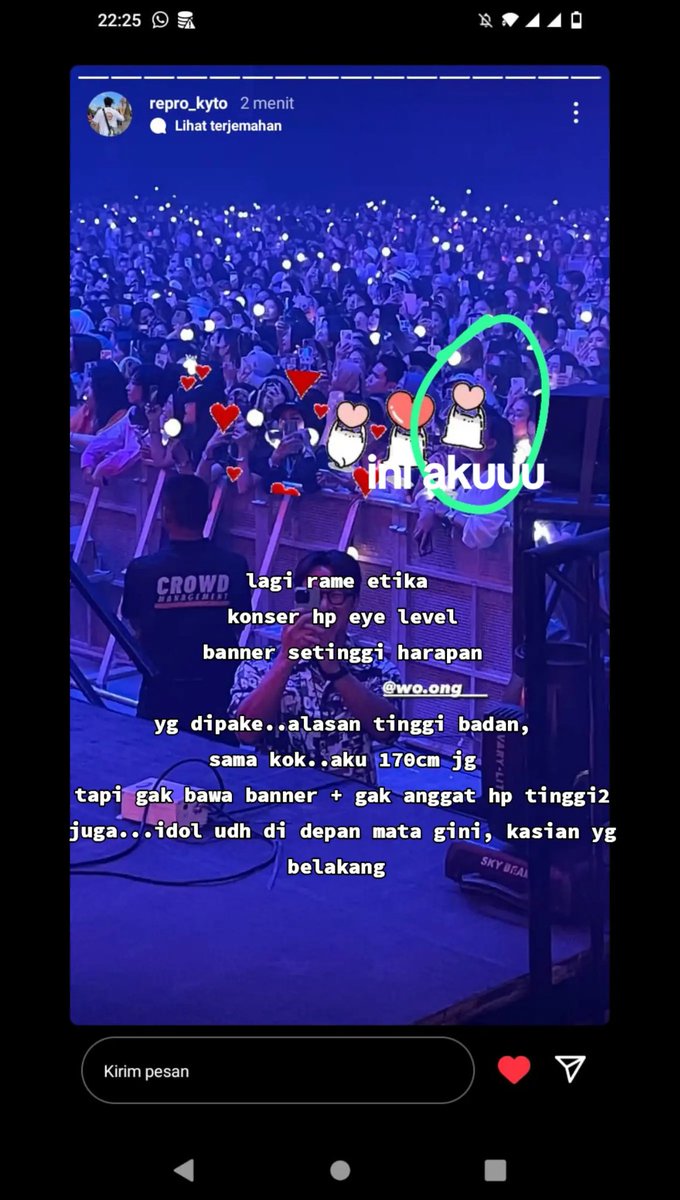 uribangtanot7's tweet image. Mari normalisasikan nonton concert karna suka bukan fomo halus validasi #concert #banner #eyelevel #concert #respect