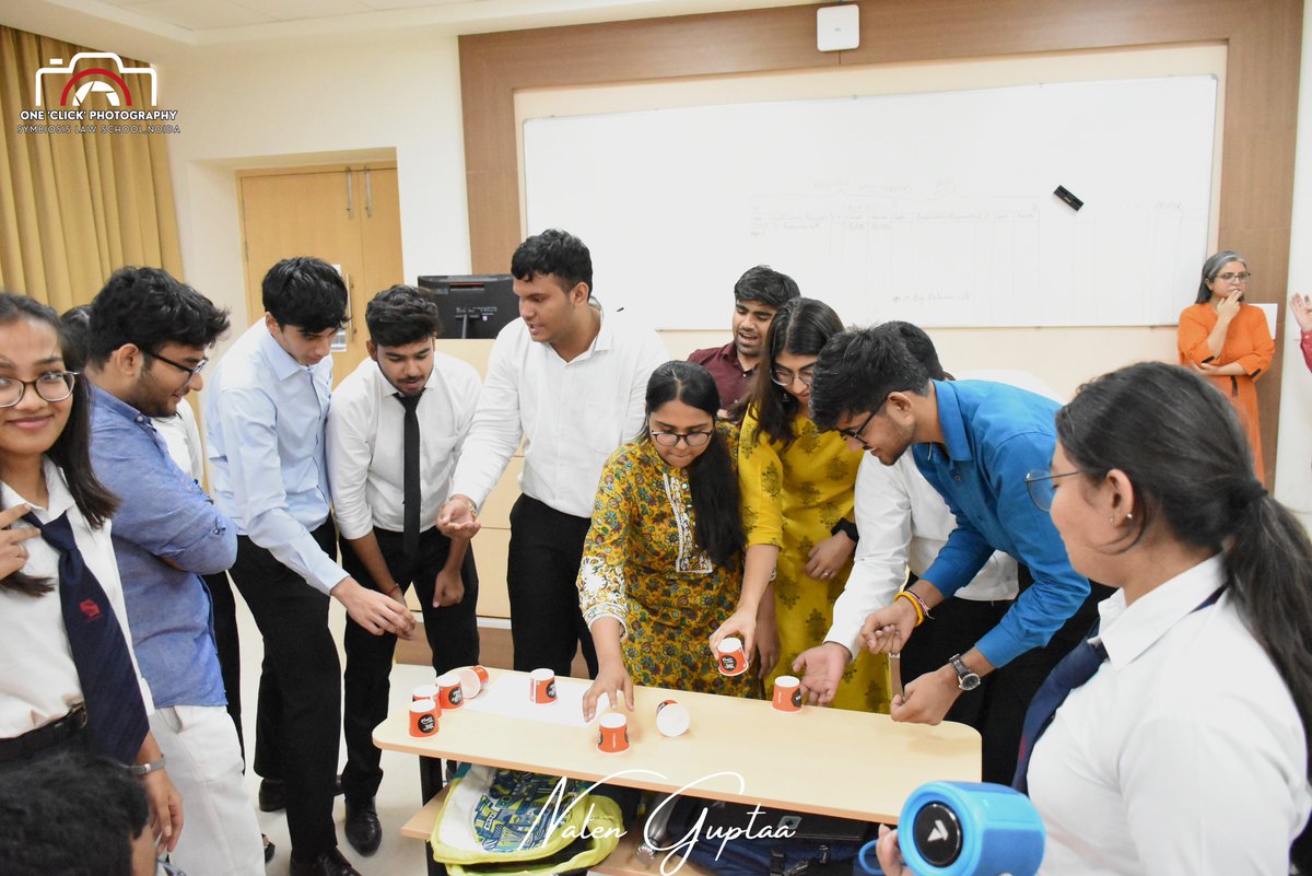 LawNoida's tweet image. Throwback to an exciting start for the Batch of 2023-28! 🎉✨ Freshers at SLS Noida kicked off their journey with an engaging class activity on Sept 5, 2023. Here’s to new beginnings! 📖⚖️ #Throwback #Freshers2023