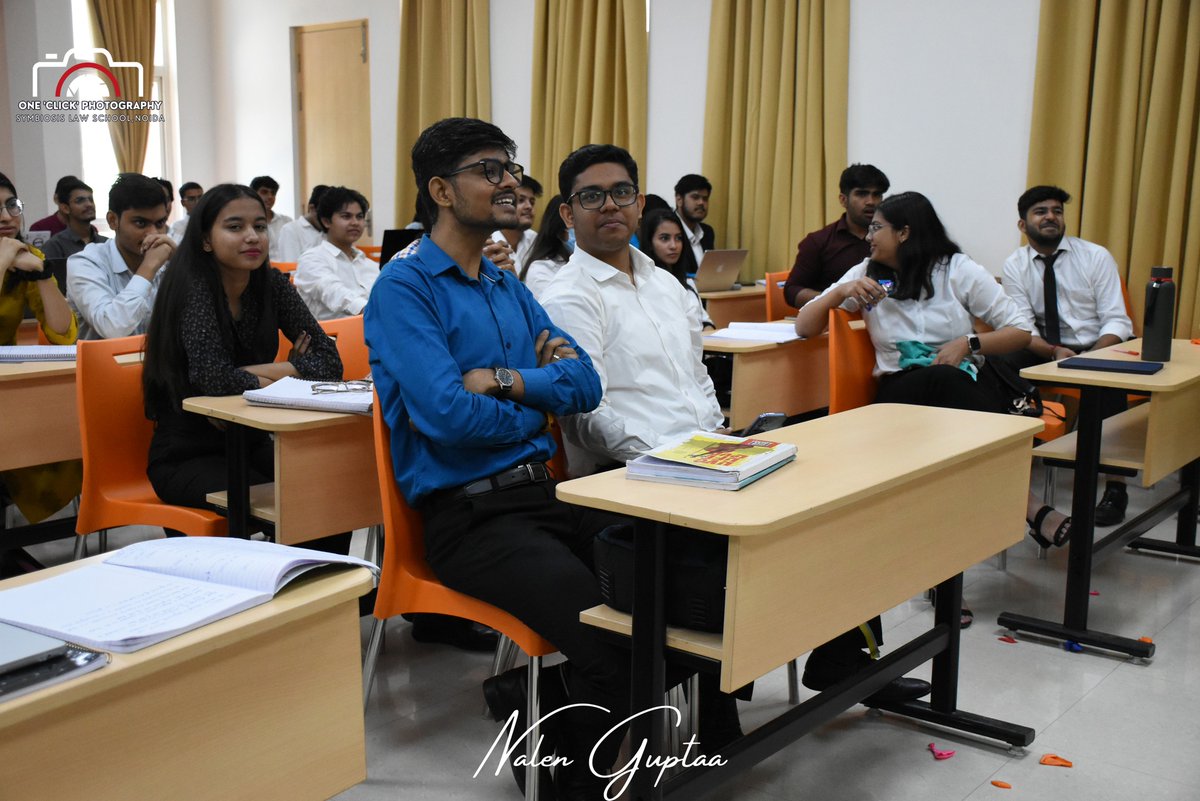 LawNoida's tweet image. Throwback to an exciting start for the Batch of 2023-28! 🎉✨ Freshers at SLS Noida kicked off their journey with an engaging class activity on Sept 5, 2023. Here’s to new beginnings! 📖⚖️ #Throwback #Freshers2023