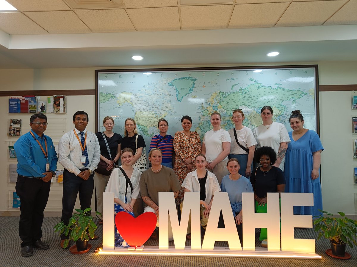 Welcome to Manipal! We're thrilled to host 11 students and 2 faculty members from UCN Denmark at Manipal College of Nursing (MCON) for a short-term program. Looking forward to a fruitful exchange of ideas and cultures! #MCON #UCNDenmark #ShortTermProgram