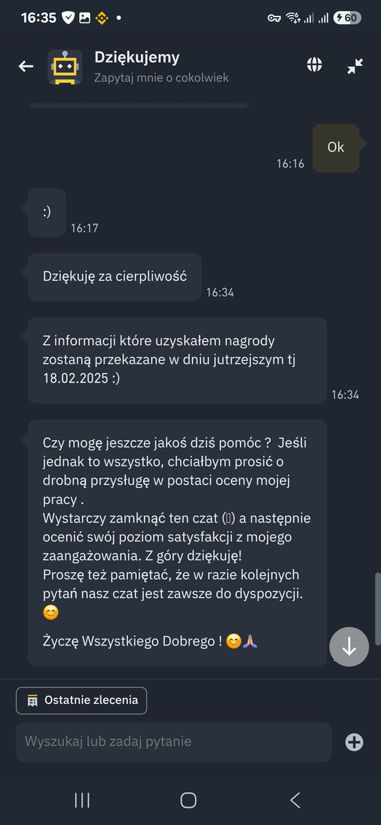 Talked to Binance support and they said Kaspa mining rewards being distributed 18 Feb, tomorrow. Ur welcome 🤗 $KAS