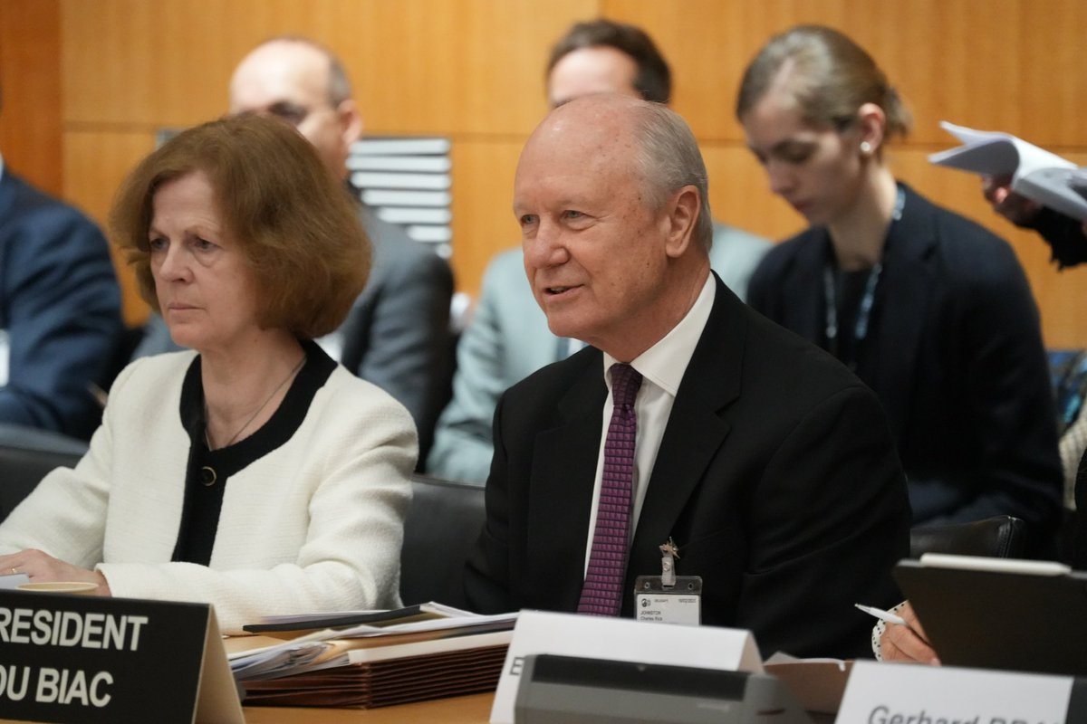 BusinessatOECD's tweet image. 🗣️ Our members are participating in our Annual Consultation with @OECD Leadership & Ambassadors including their SG @MathiasCormann.
Our Chair Rick Johnston called on the #OECD to deliver #prosperity through economic #cooperation.
🔎 Our paper ➡️ businessatoecd.org/hubfs/Deliveri…