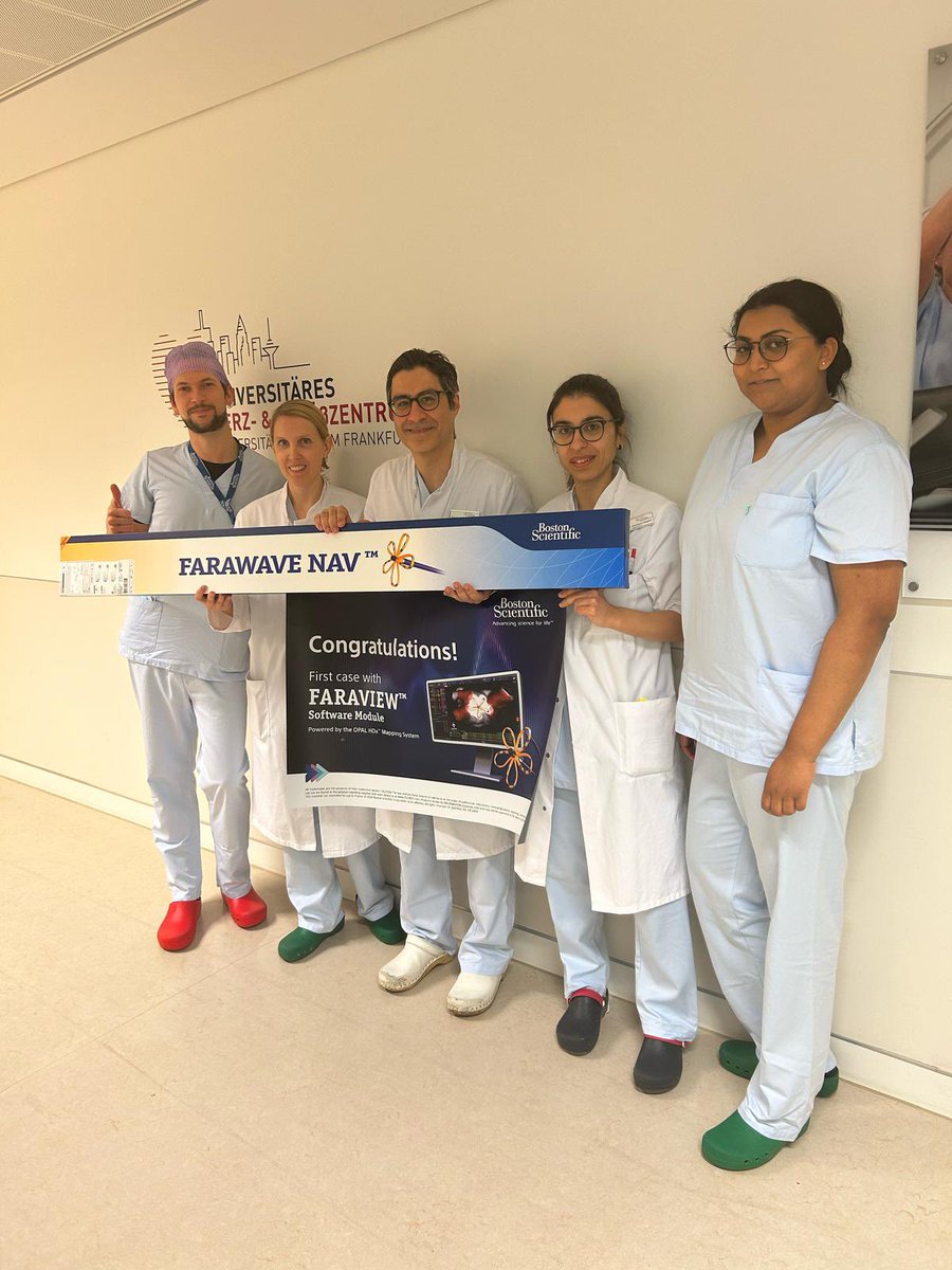 Laura Rottner (@laura_rottner) on Twitter photo #Faraview arrived at Heart and Vascular Center Frankfurt 🏁 🏁🏁 First Case successfully performed today!
<a href="/WakiliReza/">Reza Wakili</a> <a href="/Phiso_de/">Philipp Sommer</a> <a href="/chris_sohns/">Christian Sohns</a> <a href="/AndreasMetzner7/">Andreas Metzner</a> <a href="/ChristianHeeger/">Christian-H. Heeger</a>
<a href="/sebFeickert/">Sebastian Feickert</a> <a href="/VanessaSciacca_/">Vanessa Sciacca</a> <a href="/JLRiess/">Jan Rieß</a> #Faraview arrived at Heart and Vascular Center Frankfurt 🏁 🏁🏁 First Case successfully performed today!
<a href="/WakiliReza/">Reza Wakili</a> <a href="/Phiso_de/">Philipp Sommer</a> <a href="/chris_sohns/">Christian Sohns</a> <a href="/AndreasMetzner7/">Andreas Metzner</a> <a href="/ChristianHeeger/">Christian-H. Heeger</a>
<a href="/sebFeickert/">Sebastian Feickert</a> <a href="/VanessaSciacca_/">Vanessa Sciacca</a> <a href="/JLRiess/">Jan Rieß</a>