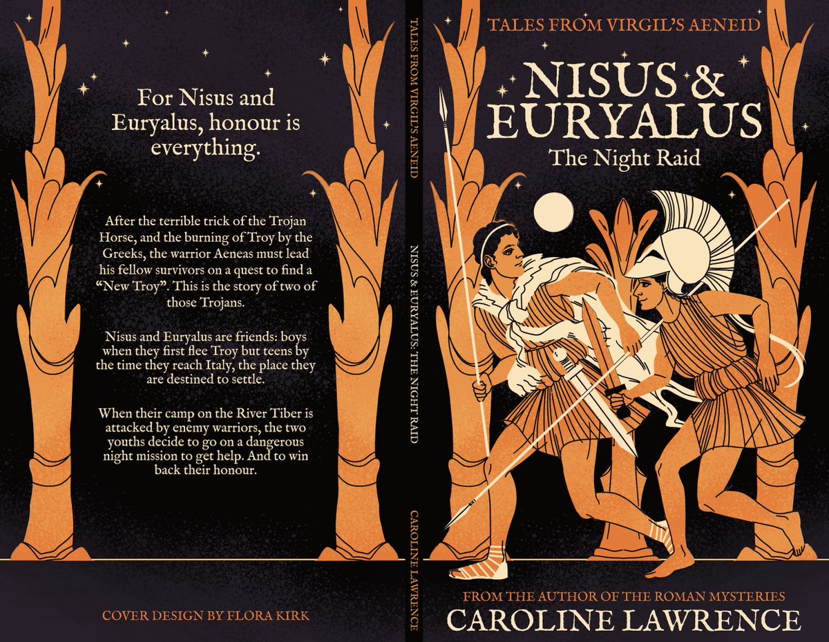 Short, brutal and tragic, Virgil's story of two young warriors, Nisus and Euryalus, is perfect for teens interested in mythology and ancient history. Bonus is the brilliant new cover by Flora Kirk. Order here: amazon.co.uk/exec/obidos/AS… #Aeneid #Virgil #KS3