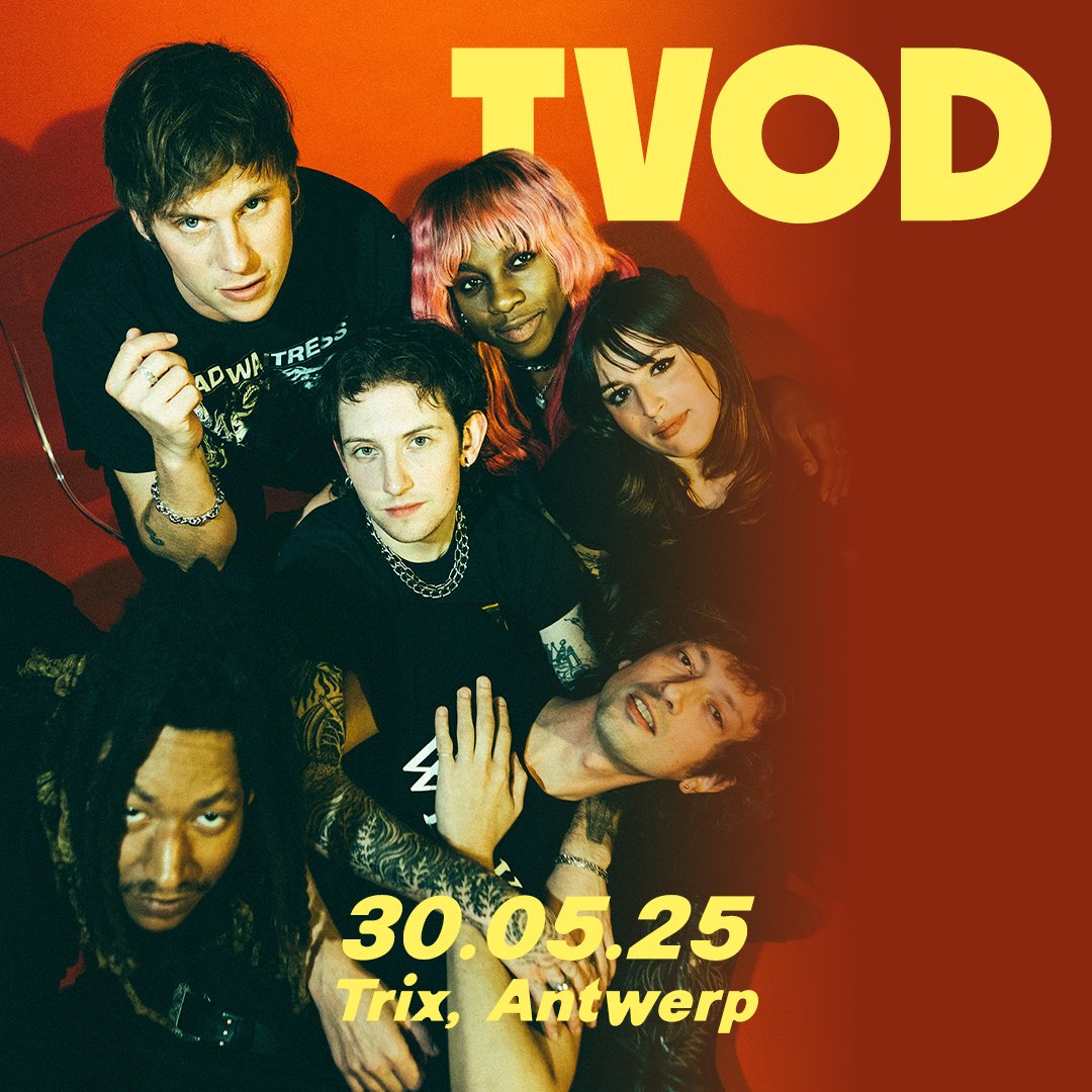 NIEUW - Met een explosieve mix van postpunk, egg punk en krautrock sleurt TVOD je op vrijdag 30 mei in Trix mee in hun chaotische, meeslepende wereld.

/ TICKETS zijn meteen te koop via tinyurl.com/TVOD-Trix