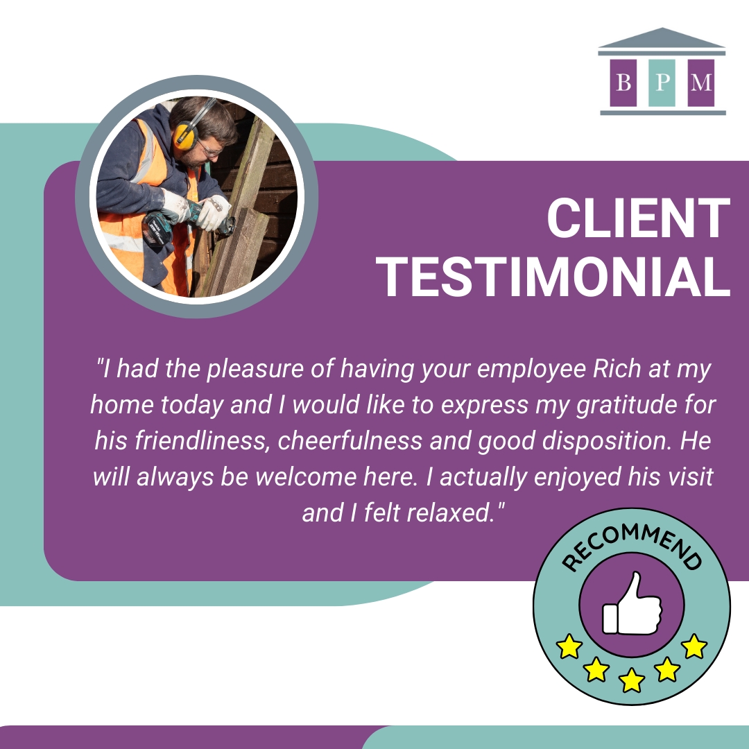 BPM_CS's tweet image. ⭐️ "Rich was friendly, cheerful &amp;amp; made me feel relaxed" - Another happy client! We don't just fix things, we build trust. Need a professional who'll make you smile? Call us: 01225 462598 🏠

#ClientFeedback #PropertyMaintenance #BPMContractingServices
