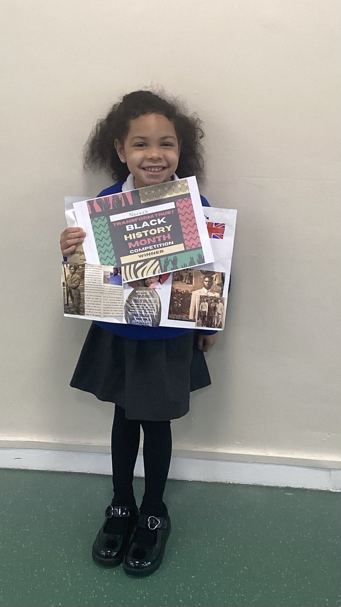 Children from across the Trust are delighted to be among the Black History Month winners! TT DEIB Working Party's Azuraye Williams praised the children’s engagement and celebration of diversity, saying it ensured everyone felt a sense of belonging.  
#blackhistorymonth #DEIB
