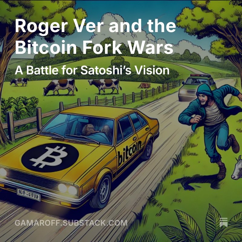 Roger Ver says Bitcoin was hijacked.
He's half right. What's the full story?

gamaroff.substack.com/p/roger-ver-an…