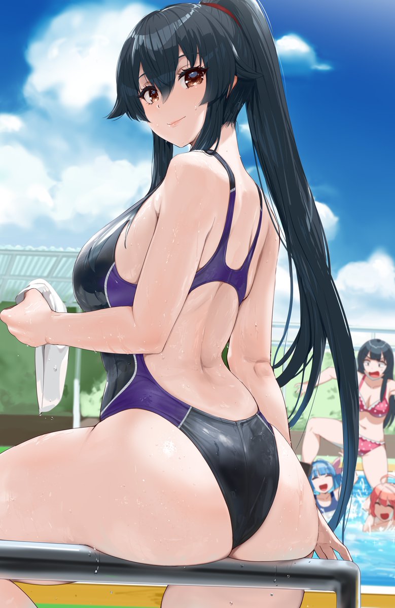 ムチムチ競泳水着矢矧 https://t.co/QYEf9wAL3k