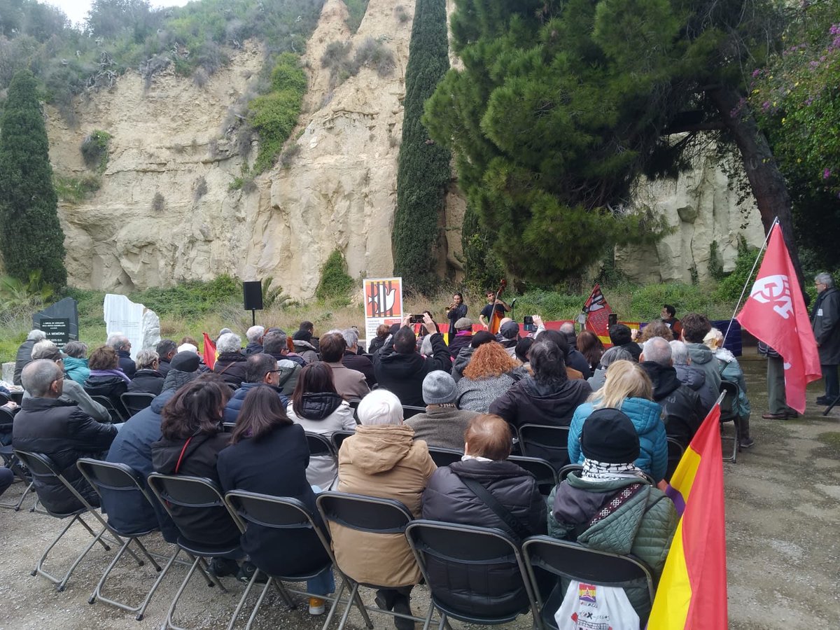 Com cada any estem a fossar de la Pedrera recordant als nostres caiguts en la lluita per la llibertat, la democràcia i la República