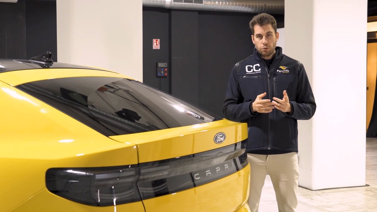 CCubicos's tweet image. Este domingo en #CCubicos378, @AlvaroTuriel tendrá una toma de contacto con el @FordSpain Capri ⚡, el nuevo SUV coupé 100% eléctrico de la marca. Tiene un diseño moderno 👍 , gran tecnología 🤖 y autonomía de +600 km 🔋.

A partir de las 9:15 👀❗ en @antena3com 📺
@puntalproduc