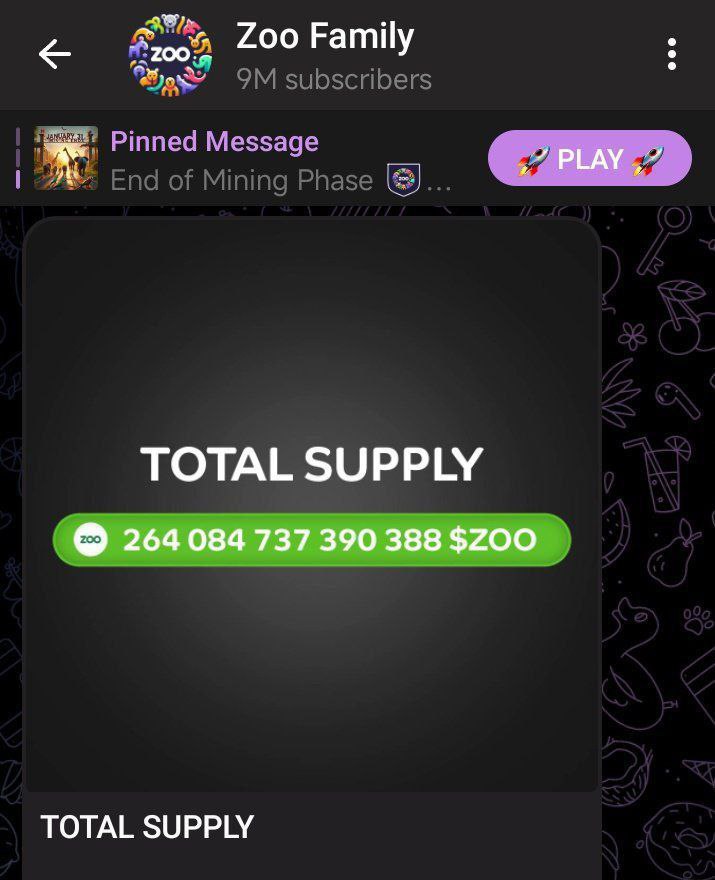 $ZOO Airdrop total supply is 264T 👀

It is enough
Predict your price in comment 💬