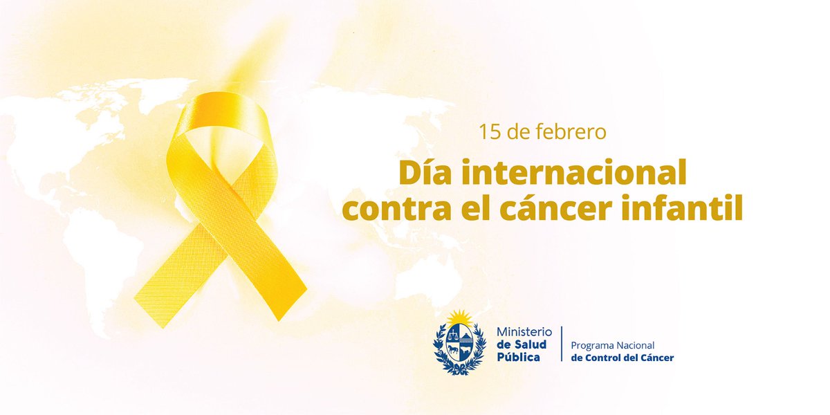 El 15 de febrero se conmemora el Día Internacional de la Lucha contra el Cáncer Infantil.

➡️ gub.uy/ministerio-sal…