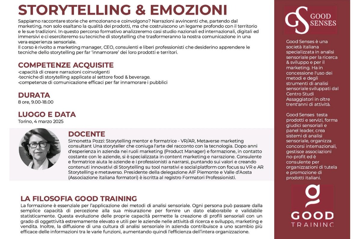 SIMO2's tweet image. Ti occupi di #food o #beverage? Sei un&apos;azienda produttrice? Vuoi conoscere #codicesensoriale  #vermouth? Vieni a Lavazza Training Center il 3-4-5 marzo per un percorso che aiuta professionisti, CEO, persone di #marketing a narrare prodotti attraverso i #sensi.  #narratoridelgusto