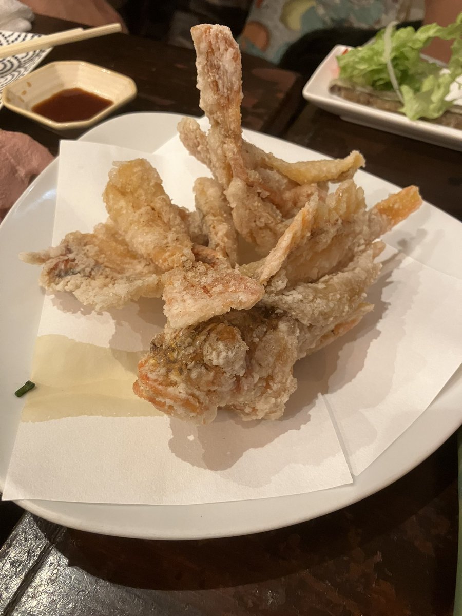 shiboreAA's tweet photo. 今年２回目の釣り🎣釣果は渋めでしたが、本日も美味しく調理して頂きました♪美味しいお酒と料理最高〜 https://t.co/Qmo9gr2xmn