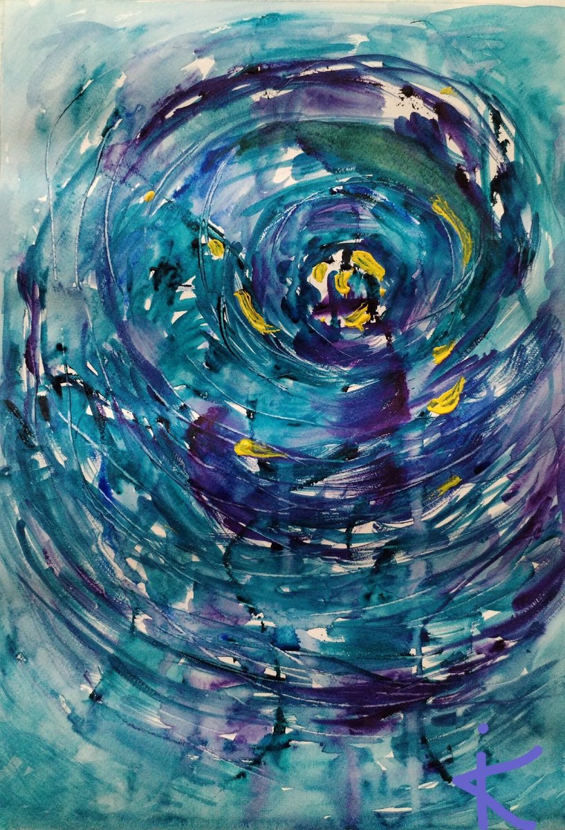 <a href="/EpikNFT/">Epik</a> 💙Quickly achieve the right state through an energy painting✨🩵

Look at the energetic art.

✨Energy of Abundance✨ 
From the watercolor collection 'Cosmic Energies'.

1/1 • 111 XTZ

🔗 objkt.com/tokens/KT1D5gE…