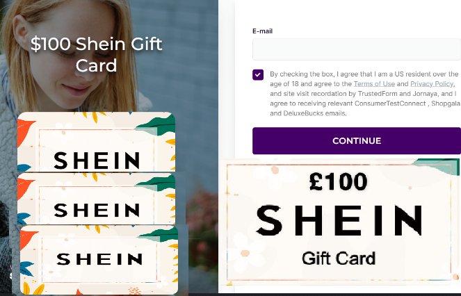 stoneRing3's tweet image. 🎁Offer #offers #OFFER_OFFER_OFFER 

🎁Get Your $100 Shein Gift Card Now!

👉Enter your information now for a chance to win.

👉You Get More Information :- please visit the link

👉tinyurl.com/u975thvx