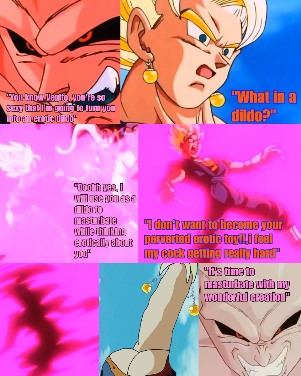 TARZANEDIT18's tweet photo. My first Extra Tarzan edit of this year, features the sexy Saiyan Vegito who in this image has been transformed into an erotic and seductive Dildo by Super Buu🍆💦😍
#vegito #vegitoerotic #eroticvegito #cum #cumshot #erotic #vegitodildo #cockerect #superbuu #dildo #cockhard https://t.co/yvTC1S5orV