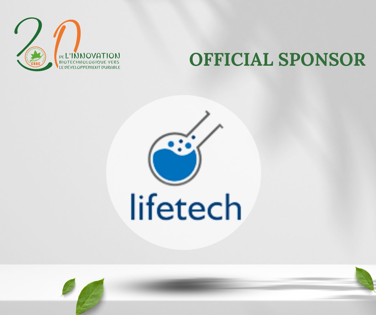 BiotechCbbc's tweet image. 🌱💡 𝗨𝗻 𝗴𝗿𝗮𝗻𝗱 𝗺𝗲𝗿𝗰𝗶 𝗮̀ 𝗟𝗶𝗳𝗲𝗧𝗲𝗰𝗵 𝗽𝗼𝘂𝗿 𝘀𝗼𝗻 𝗲𝗻𝗴𝗮𝗴𝗲𝗺𝗲𝗻𝘁 𝗲𝘁 𝘀𝗼𝗻 𝗮𝗽𝗽𝘂𝗶 𝗮̀ 𝗹𝗮 𝗿𝗲𝗰𝗵𝗲𝗿𝗰𝗵𝗲 !
#20èmeAnniversaire #CBBC #LifeTech #InnovationBiotechnologique #developpementdurable #RechercheEtDéveloppement #PartenaireOfficiel 🚀