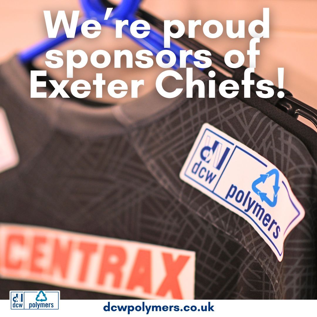 We're very proud to sponsor the Exeter Chiefs! Wishing them luck for their game against Gloucester today! 🏉