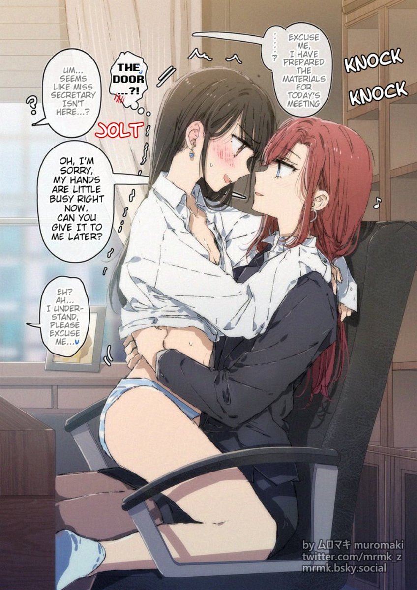 D_Eko9's tweet photo. @mrmk_z Eng TL
. 
Day 75 Of Yuri Situation -
A Career Woman President And Her Secretary Are Fully Focused On Their Work Today https://t.co/pHWh43VxQV