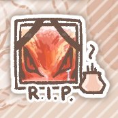 신청서에 쓴 것 : 영정사진에 용눈 넣어서 R.I.P 써주세요
완성본으로 도착한 것 ⬇️