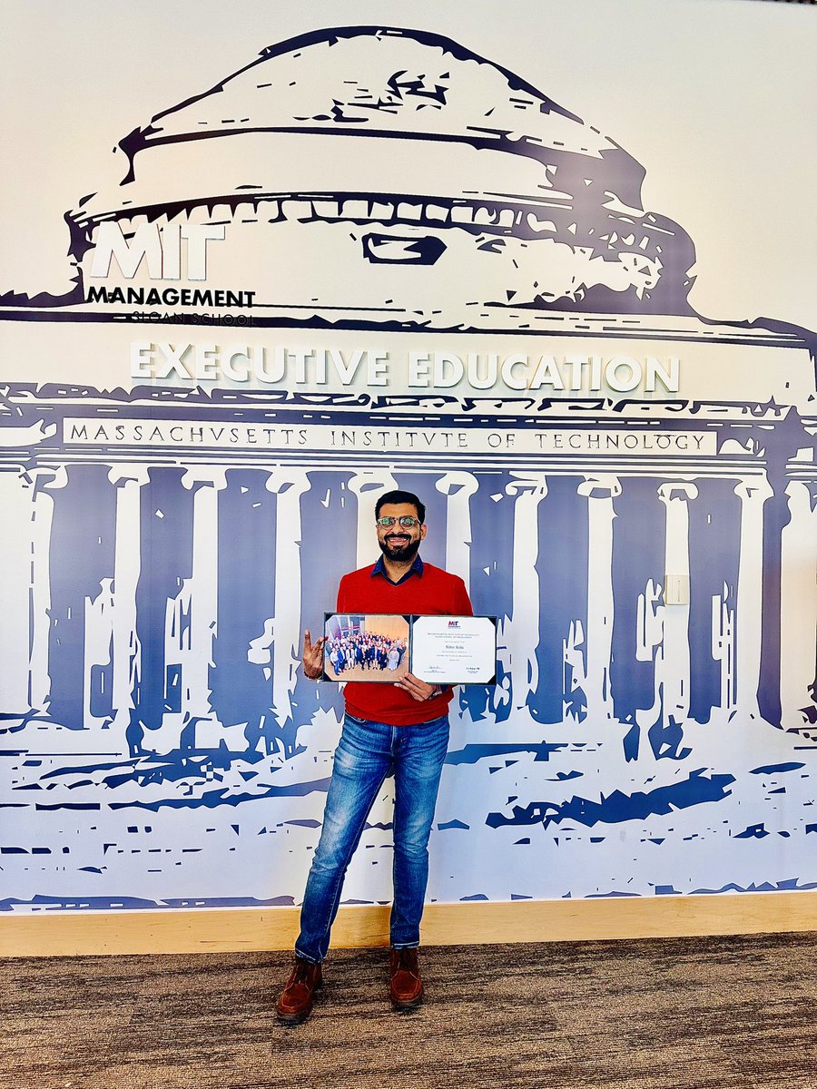 Nitin Sethi (@nitinsethi80) on Twitter photo 🚀 Leading the AI-Driven Organization | MIT Sloan
Just wrapped up an intense & transformative executive program at MIT Sloan—immersing deep into AI’s real-world impact on business, innovation, and leadership.
#AILeadership #MITExecutiveEducation #AITransformation #AI #MITSloan 🚀 Leading the AI-Driven Organization | MIT Sloan
Just wrapped up an intense & transformative executive program at MIT Sloan—immersing deep into AI’s real-world impact on business, innovation, and leadership.
#AILeadership #MITExecutiveEducation #AITransformation #AI #MITSloan