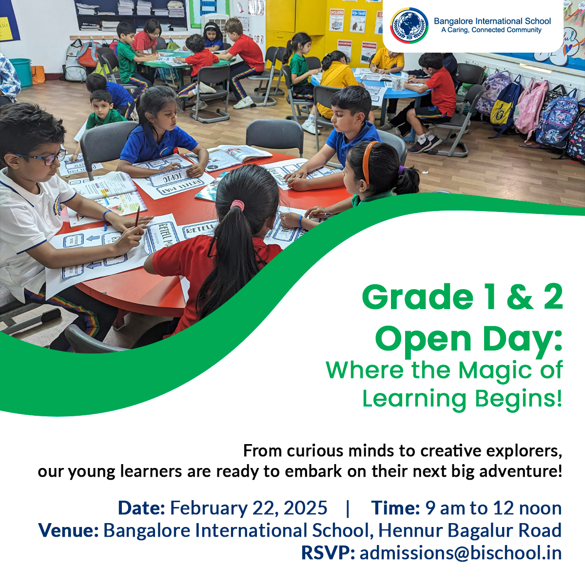 BISchool1969's tweet image. Grade 1 &amp;amp; 2 Open Day: Where the Magic of Learning Begins! 

From curious minds to creative explorers, our young learners are ready to embark on their next big adventure! 

Let’s make every day a learning celebration! 

#BIS  #Grade1And2 #LearningIsAnAdventure #FutureSuperstars
