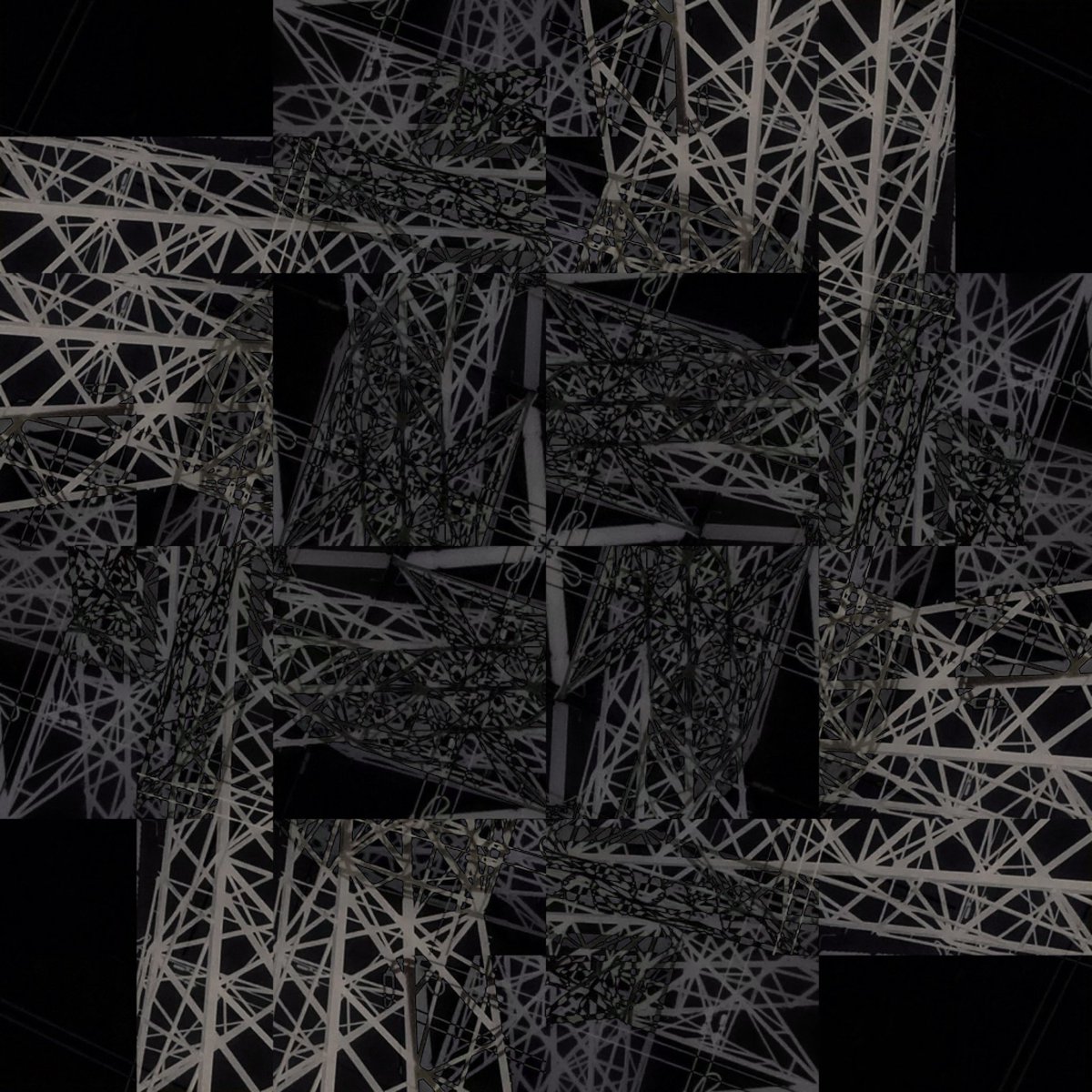 Fiona_Konca's tweet photo. N E X U S (pt 2)
.
.
(A pylon appreciation thread)
.
.
My favourite pylon, outside the Tesco Express in Sandyford, Stoke-on-Trent, photographed on a foggy day and rearranged using the Layout and Blend Editor apps. https://t.co/9wNhASOq4r