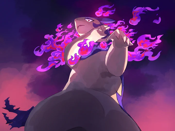 ヒスイバクフーンさん #ポケモン版深夜の真剣お絵描き60分一本勝負 
