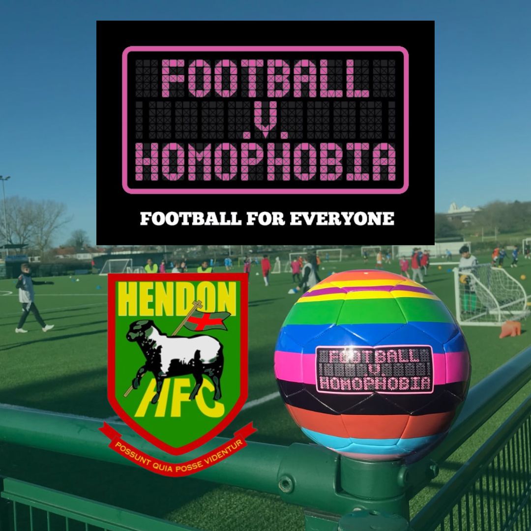 Hendon Football Club (@hendonfc) on Twitter photo Today's game against <a href="/dartfordfc/">Dartford FC</a> is our Football vs Homophobia day.
Hendon FC supports Football against Homophobia and is proud to offer a welcoming and safe space for all supporters.
#footballvhomophobia
#footballforeveryone Today's game against <a href="/dartfordfc/">Dartford FC</a> is our Football vs Homophobia day.
Hendon FC supports Football against Homophobia and is proud to offer a welcoming and safe space for all supporters.
#footballvhomophobia
#footballforeveryone