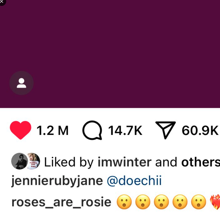 AboutMusicYT's tweet photo. aespa's Winter shows support to Jennie and Doechii's new song, 'Extral'. https://t.co/buET1oTVjl