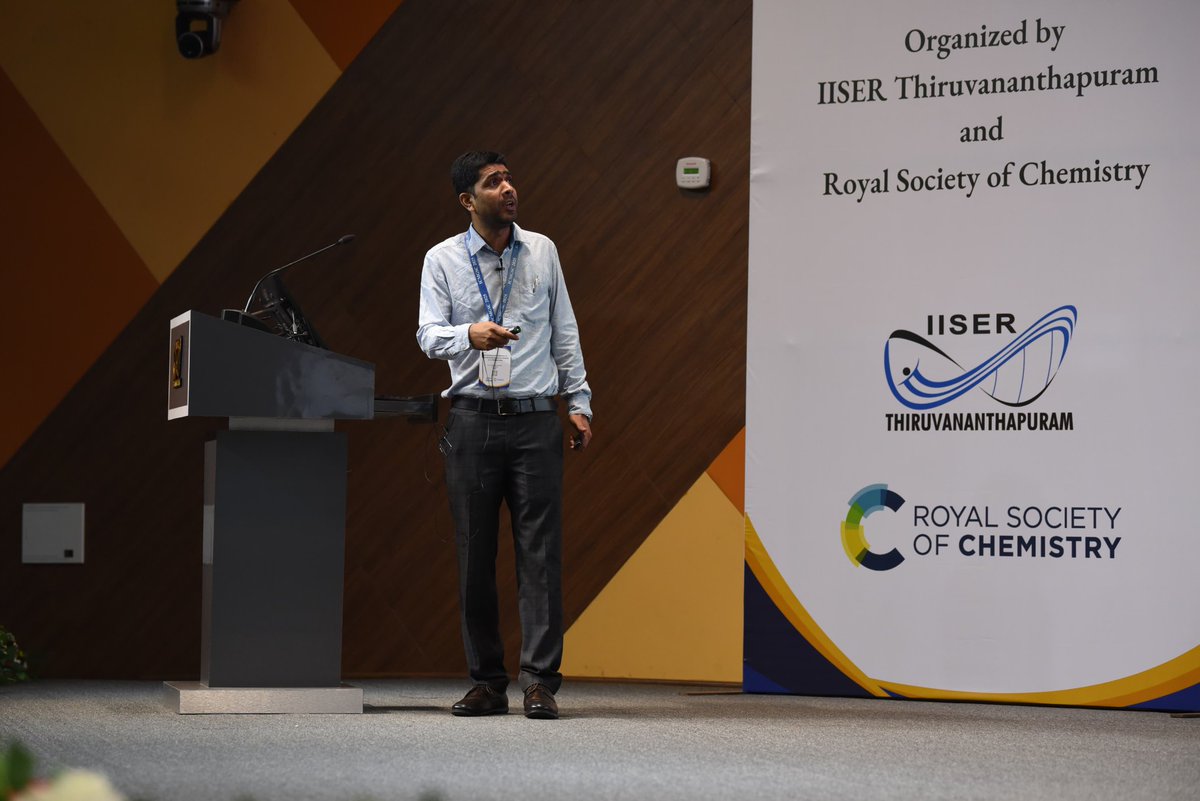 Main Group Chemistry @ IISERTVM (@maintvm) on Twitter photo Prof. Subrata Kundu's illuminating talk on isolation and reactivity of ambiphilic carbenes and bis-imino terminal olefins @#ICMGSC2025!
<a href="/Subrata40011590/">Subrata Kundu</a> <a href="/Chemie_iisertvm/">School of Chemistry IISER TVM</a> <a href="/RoySocChem/">Royal Society of Chemistry</a> <a href="/DaltonTrans/">DaltonTransactions</a> Prof. Subrata Kundu's illuminating talk on isolation and reactivity of ambiphilic carbenes and bis-imino terminal olefins @#ICMGSC2025!
<a href="/Subrata40011590/">Subrata Kundu</a> <a href="/Chemie_iisertvm/">School of Chemistry IISER TVM</a> <a href="/RoySocChem/">Royal Society of Chemistry</a> <a href="/DaltonTrans/">DaltonTransactions</a>
