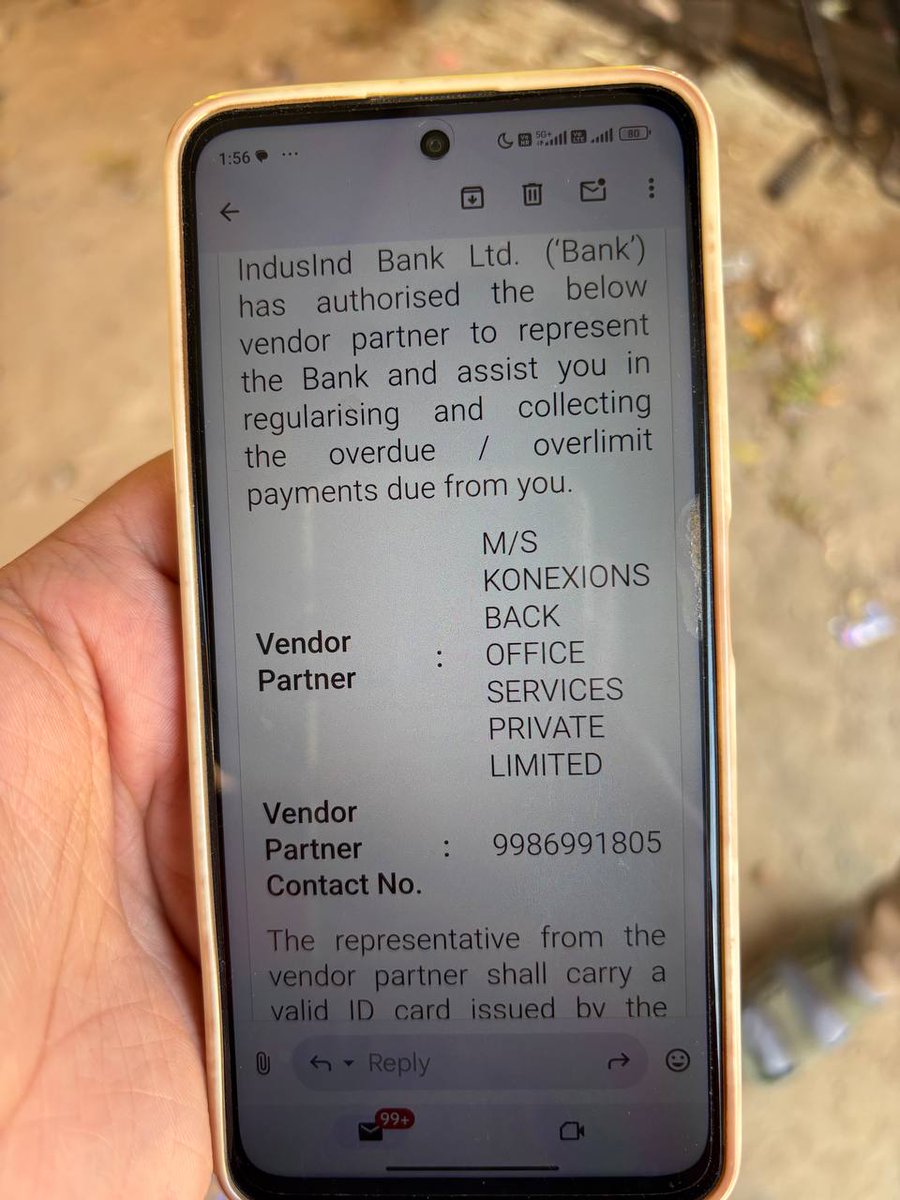 <a href="/MyIndusIndBank/">IndusInd Bank</a> We have tried to speak Your Recovery agency to settle one of Credit Card. 

But we receive response every time that "We will call you back soon"

&amp; We don't get any call after this, Now He stop responding our calls also.

&amp; Your Recovery agent are calling &amp;