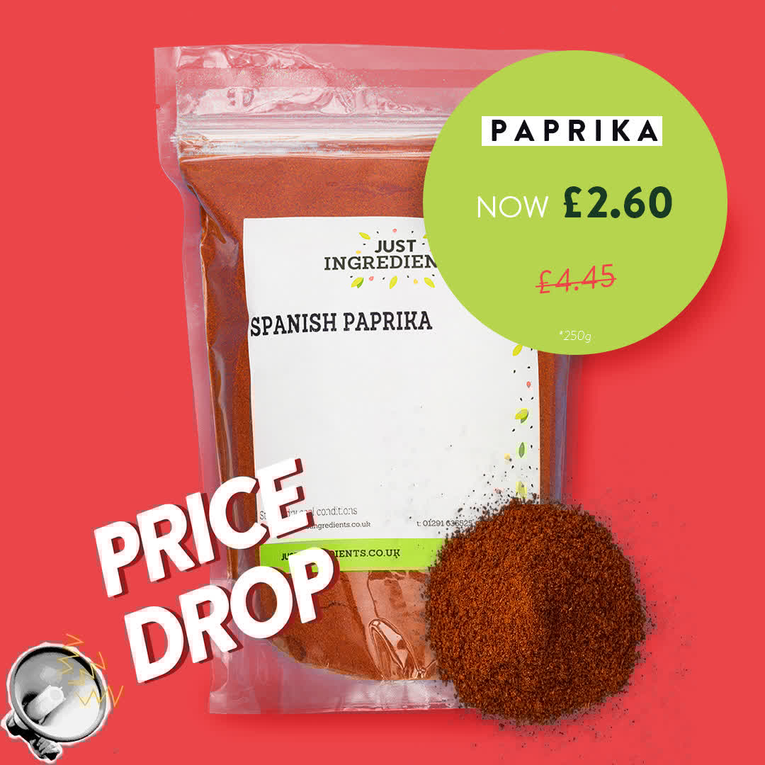 📣 PRICE DROP 📣

Our paprika prices just got hotter—snag the savings and spice things up! 🔥 🌶️

SHOP NOW 👉 justingredients.co.uk/products/papri…